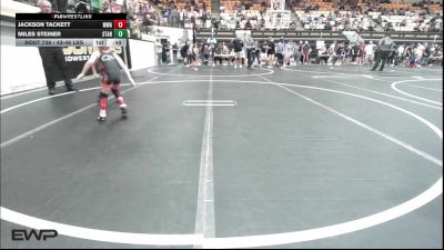 43-46 lbs Rr Rnd 3 - Jackson Tackett, Morris Wrestling Association vs Miles Steiner, Standfast OKC
