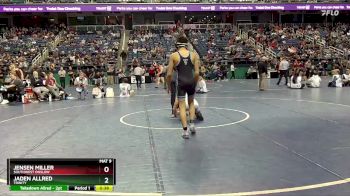 2A 138 lbs 3rd Place Match - Jaden Allred, Trinity vs Jensen Miller, Southwest Onslow