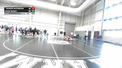 106 lbs Quarterfinal - Chase Weight, Sanderson Wrestling Academy vs Bowdee McPherson, JWC
