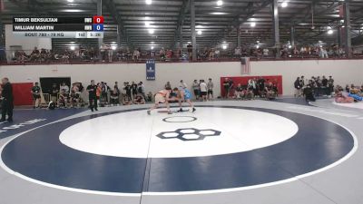 79 kg Cons. Sub-rd Of 64 - Timur Beksultan, Bearcat Wrestling Club vs William Martin, Noke Wrestling RTC