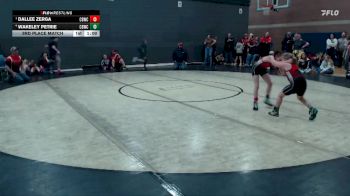 67 lbs 3rd Place Match - Wakeley Petrie, Challis Blackheart Wrestling Club vs Dallee Zerga, Challis Blackheart Wrestling Club