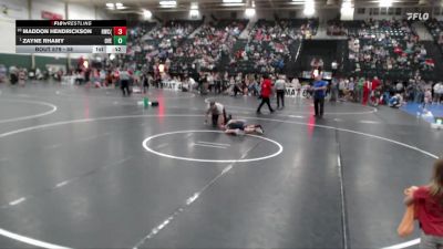 58 lbs 7th Place Match - Zayne Rhamy, Overton vs Maddon Hendrickson, Hawks Wrestling Club (Lincoln)
