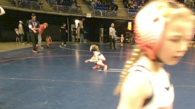 60 lbs Round Of 16 - Aubrey Stehr, Tri-Valley vs Ruby Meyers, Jefferson Morgan