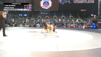 165 lbs Cons. Rd Of 64 - Liam Richards, Wisconsin vs Andres Rojas, Florida