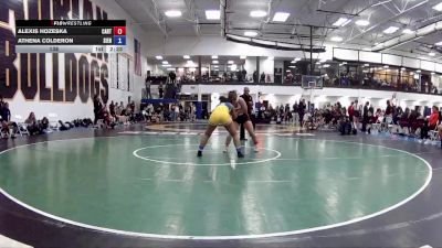 138 lbs Round 3 (16 Team) - Alexis Hozeska, Carthage University vs Athena Colderon, Siena Heights University