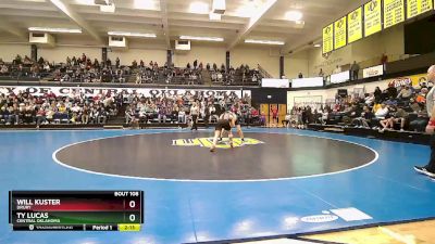 165 lbs Semifinal - Will Kuster, Drury vs Ty Lucas, Central Oklahoma