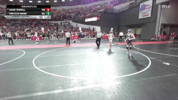 105 lbs Champ. Round 1 - Gage Terrill, Pec-Argyle Youth Wrestling vs Treylyn Heinz, Boyceville