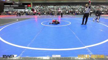 43 lbs Round Of 16 - Gabriel Gutierrez, Salem Elite Mat Club vs Kyrie Ewing, Nashville Catholic Wrestling
