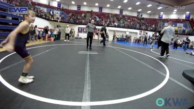 52 lbs Round Of 32 - Riott Gates, Elgin Wrestling vs Dakota Hobson, Noble Takedown Club