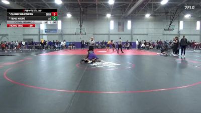 285 lbs Cons. Round 2 - Quinn Wilcoxen, Cornell College vs Teke Nieto, Augustana (IL)