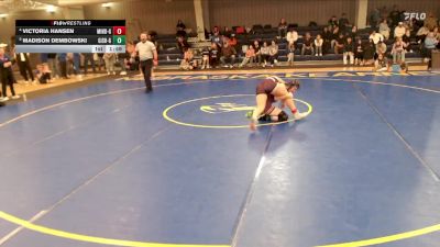 135 lbs Round 4 - Madison Dembowski, Grand Island vs Victoria Hansen, Minden