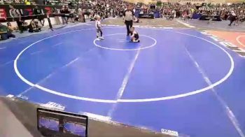 46 lbs Quarterfinal - Abel Acosta, Oakdale vs Dominic Collins, Sanderson Wrestling Academy