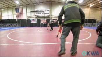 37-40 lbs Rr Rnd 1 - Destine'e Stephens, Comanche Takedown Club vs Manny Blackburn, Marlow Outlaws