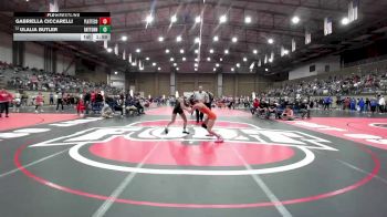 120 lbs Champ. Round 2 - Gabriella Ciccarelli, Platte County vs Ulalia Butler, Raytown