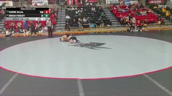 125 lbs Quarterfinal - Brian Farley, Quincy vs Karim Allal, Central Missouri