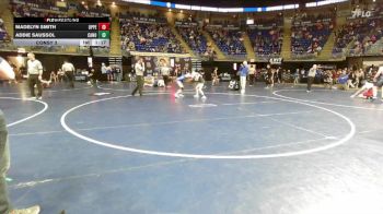 96 lbs Consy 2 - Madelyn Smith, Upper Perkiomen vs Addie Saussol, Canon-McMillan