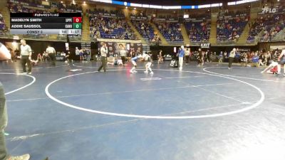 96 lbs Consy 2 - Madelyn Smith, Upper Perkiomen vs Addie Saussol, Canon-McMillan