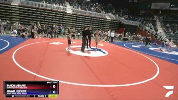 53 lbs Quarterfinal - Makhi Adams, Windy City Wrestlers vs Hawk Hecker, North Big Horn Rams