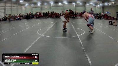 285 lbs Round 4 (8 Team) - Ramello Powell, Central York Wrestling Club vs Nizar Awad, Scanlan WA