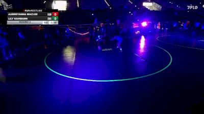 145 lbs Round 2 - Aubreyanna Maclee, Uintah Girls Wrestling vs Lily Kahmann, Syracuse Wrestling Club