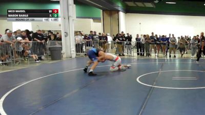 144 lbs Round Of 128 - Nico Maisel, WV vs Mason Basile, FL