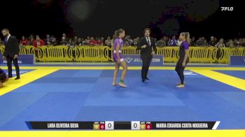 Maria Eduarda Costa Nogueira vs Lara Oliveira Silva 2025 Pan IBJJF Jiu-Jitsu No-Gi Championship