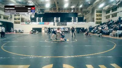 144 lbs Cons. Semi - Liam Green, Spartan Wrestling Club vs Tyler Roach, Wildwood