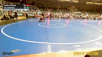 76 lbs Consi Of 4 - Maddix Spencer, Keystone Wrestling Club vs Kal Thompson, King Select