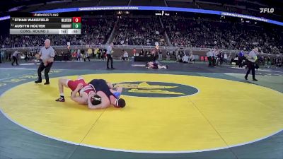 D4-190 lbs Cons. Round 3 - Ethan Wakefield, Saginaw Michigan Lutheran Seminary vs Austyn Hocter, Hanover-Horton