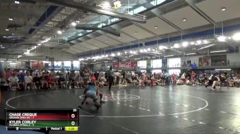 126 lbs 2nd Wrestleback (16 Team) - Kyler Corley, Florida Pitbulls vs Chase Creque, Ground Zero WC