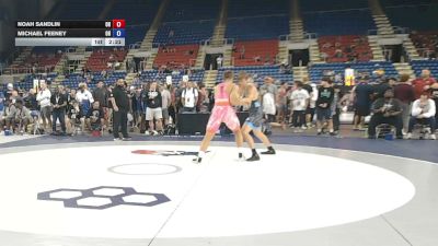 190 lbs Cons. Rd Of 64 - Noah Sandlin, Ohio vs Michael Feeney, Ohio