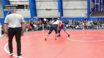 285 lbs Cons. Round 5 - Jayden Toppan, Roger Williams vs Connor Reynolds, Williams College