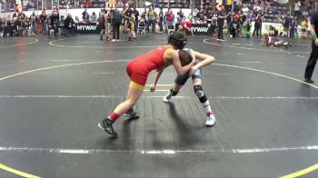 72 lbs Champ. Round 2 - Lucas Mona, Redhawks WC (Troy) vs Trevor Mills, St Joe Youth Wrestling