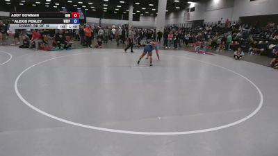 170 lbs Champ. Rd Of 16 - Addy Bowman, DC Elite Wrestling vs Alexis Penley, Wyoming Seminary College Preparatory High School Wrestling