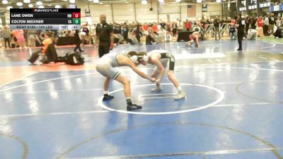 120 lbs Consi Of 64 #2 - Lane Owen, NM vs Colton Meixner, CA