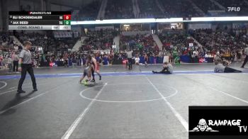 110 lbs Cons. Round 2 - Jax Reed, Tiger vs Eli Schoendaler, Hoxie Kids