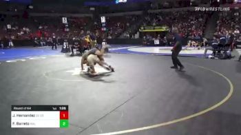 132 lbs Round Of 64 - Jaden Hernandez, Golden Valley (CS) vs Fernando Barreto, Walnut (SS)