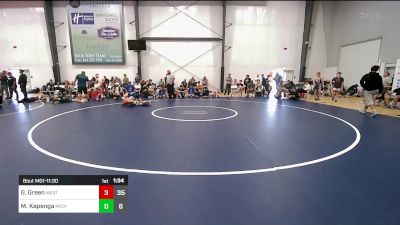 141 lbs Rr Rnd 3 - Gavin Green, Meatballs vs Malachi Kapenga, Michigan Premeir Gold