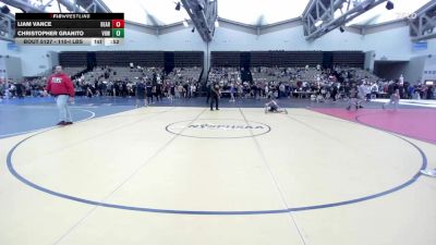 110-I lbs Consi Of 4 - Liam Vance, Bearcat Wrestling Club vs Christopher Granito, Vougar Honor Wrestling