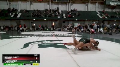 285 lbs 5th Place Match - Max Vanadia, Michigan State vs Brooks Empey, Wisconsin