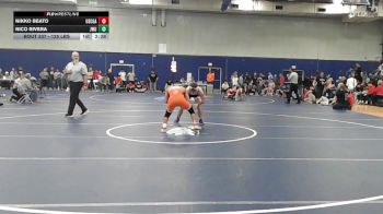 125 lbs Semifinal - Nikko Beato, Coast Guard vs Nico Rivera, Johnson & Wales (RI)