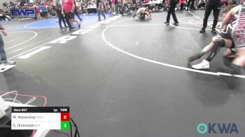 100-105 lbs Round Of 16 - Maddox Rasavong, Pocola Youth Wrestling vs Dax Dickinson, Gentry Youth Wrestling