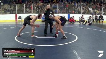 155 lbs Champ. Round 2 - Jack Taylor, Gladstone Youth Wrestling vs Cameron Betts, Laingsburg