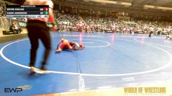 75 lbs Round Of 16 - Bryer Kincaid, Cowboy Wrestling Club vs Cairo Anderson, ICEFIGHTER U