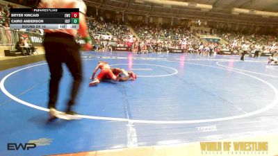 75 lbs Round Of 16 - Bryer Kincaid, Cowboy Wrestling Club vs Cairo Anderson, ICEFIGHTER U