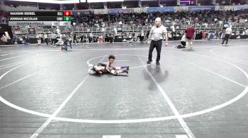 49 lbs Quarterfinal - Vaughn Seibel, Belleville Little Devils vs Jordan Nicolas, Ciwc Team Intensity