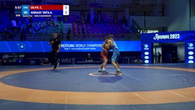 55 kg 1/4 Final - Zachary Silvis, United States vs Ali Ahmadi Vafa, Iran