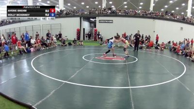 110 lbs Averie Brehm, South Dakota Silver vs Holly McKinney, Pennsylvania Red