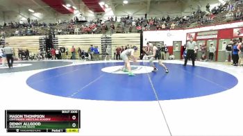 165 lbs Cons. Round 4 - Denny Allgood, Bloomington South vs Mason Thompson, Contenders Wrestling Academy