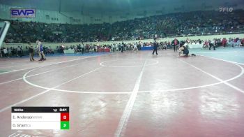 160 lbs Consi Of 32 #1 - Evan Anderson, Bridge Creek Wrestling vs Owen Grant, Carl Albert